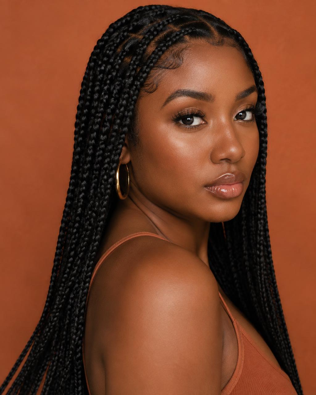 Knotless braids